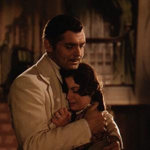 Still of Clark Gable and Vivien Leigh in Gone with the Wind (1939)