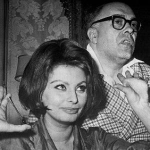 Sophia Loren and husband Carlo Ponti, c. 1969.