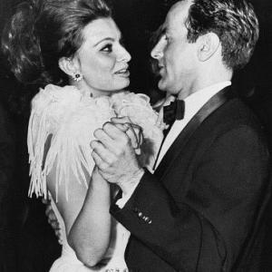 Sophia Loren with Maximilian Schell, 1963.