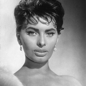 Sophia Loren, c. 1958.