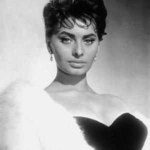 Sophia Loren, c. 1958.