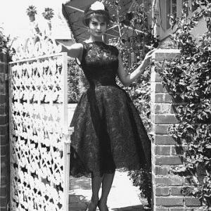 Sophia Loren at home c 1958