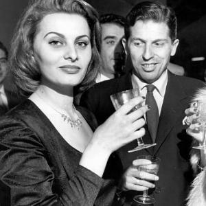 Sophia Loren at a press reception in Rome, 1953 / **I.V.