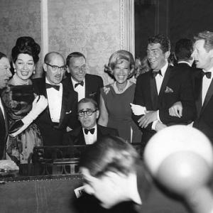 Screen Producers Guild Awards 1963 at the Beverly Hilton Hotel  Irving Berlin George Jessel Rosalind Russell Groucho Marx Frank Sinatra Dinah Shore Dean Martin Danny Kaye IV