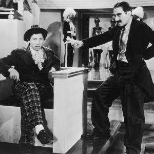 Still of Groucho Marx, Chico Marx and The Marx Brothers in Duck Soup (1933)