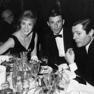 Roddy McDowall with Julie Andrews and Marcello Mastroianni circa 1965