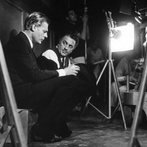 Federico Fellini and Marcello Mastroianni