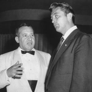 Ciro's Nightclub Herman Hover & Robert Mitchum c. 1950