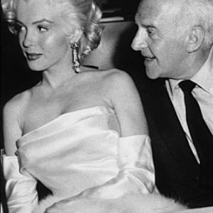 M. Monroe & Walter Winchell at Ciro's. 1953