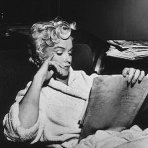 M Monroe during a break from filming The Seven Year Itch  1954