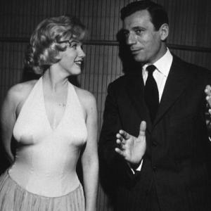 M. Monroe & Yves Montand at party for 