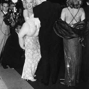MMonroe at premiere of How to Marry a Millionaire  1953