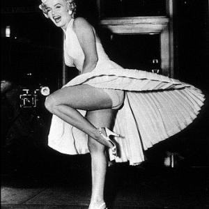The Seven Year Itch  Marilyn Monroe during filming in New York  1954