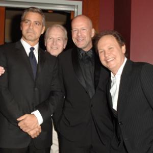 Paul Newman George Clooney Bruce Willis and Billy Crystal