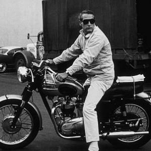 Paul Newman during the filming of Harper