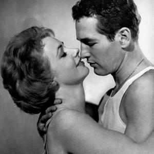 Still of Paul Newman and Piper Laurie in The Hustler (1961)