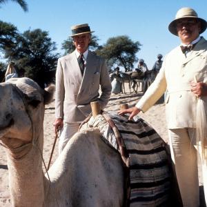Still of David Niven and Peter Ustinov in Death on the Nile (1978)