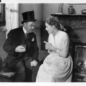 Still of Maureen O'Hara and Barry Fitzgerald in The Quiet Man (1952)