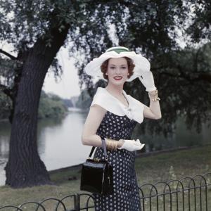 Maureen O'Hara in London circa 1950s