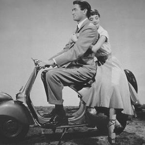 Roman Holiday Gregory Peck and Audrey Hepburn 1953 Paramount