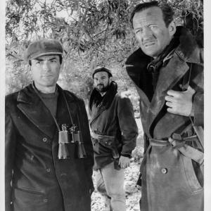 Still of David Niven and Gregory Peck in The Guns of Navarone 1961
