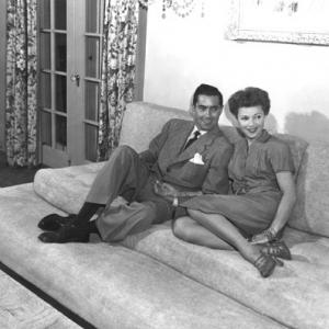 Tyrone Power and 2nd wife Linda Christian 1949 IV
