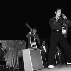 Elvis Presley performing in Tupelo Mississippi