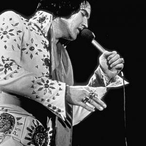 Elvis Presley in concert, 1972.