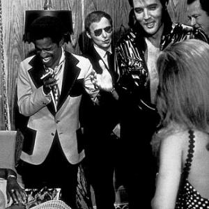 Elvis Presley and Sammy Davis Jr 1970