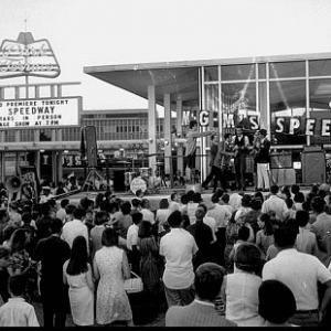 The world premiere of Elivs Presleys Speedway MGM 1968