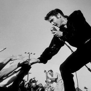 Elvis Presley in Tupelo, Mississippi, 10/26/56.