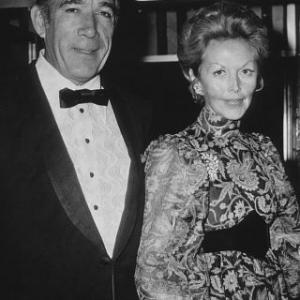Anthony Quinn and Mrs Rothman for the premiere of The Secret Of Santa Vittoria 1970