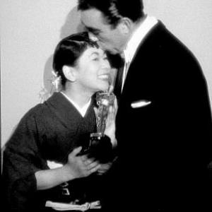 Academy Awards 30th Annual Miyoshi Umeki and Anthony Quinn 1958