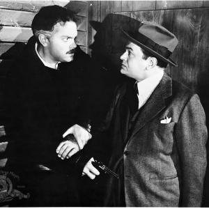 Still of Edward G Robinson and Orson Welles in The Stranger 1946