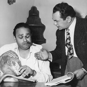 Edward G Robinson behind the scenes of Key Largo 1948 Warner Bros