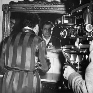Edward G Robinson on the set of Key Largo 1948 Warner Bros