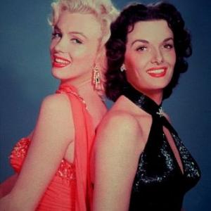 M Monroe  Jane Russell in Gentlemen Prefer Blondes 1953 20th Photo by Emerson Hall