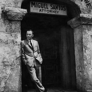 Frank Sinatra on the set of 