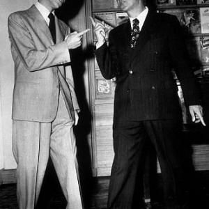 Frank Sinatra and Jimmy Durante c1942