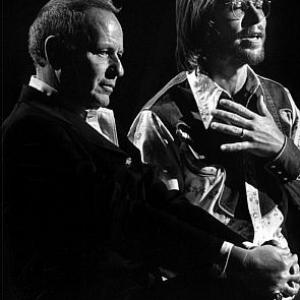 Frank Sinatra and John Denver on the TV special Sinatra and Friends 1977 Modern silver gelatin 14x11 signed 600  1978 Bud Gray MPTV