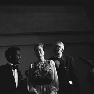 Don Rickles Sammy Davis Jr Grace Kelly and Cary Grant at Frank Sinatras farewell performance at the Los Angeles Music Center 06131971