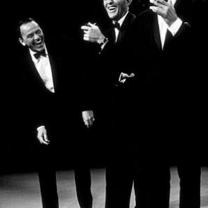 Dean Martin with Bing Crosby and Frank Sinatra circa 1965