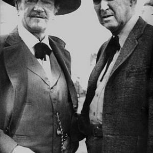 John Wayne and James Stewart, portrait for 