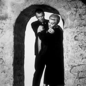 Vertigo James Stewart and Kim Novak 1958 Paramount