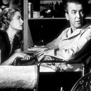 Rear Window Grace Kelly and James Stewart 1954 Paramount