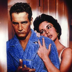 Still of Paul Newman and Elizabeth Taylor in Cat on a Hot Tin Roof 1958