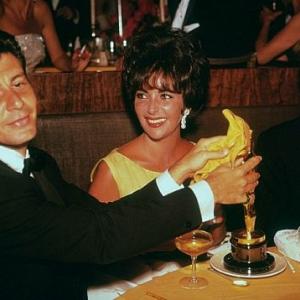 Academy Awards 33rd Annual Eddie Fisher and Elizabeth Taylor