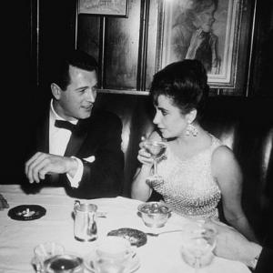 Suddenly Last Summer premiere and party at Chasens Elizabeth Taylor Rock Hudson