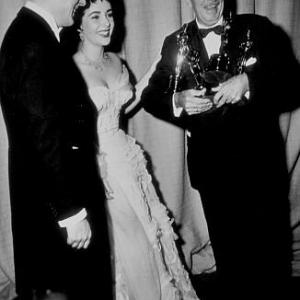 Academy Awards 25th Annual Elizabeth Taylor with husband Michael Wild  Walt Disney 1953
