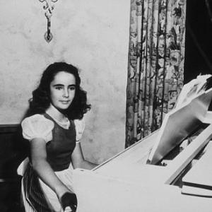 Elizabeth Taylor during filming of Jane Eyre 20th Cent Fox